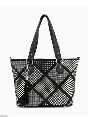 ☆☆SALE☆☆ Handbag Express Wholesale Diamond Pattern Shopper Style Tote- EUC